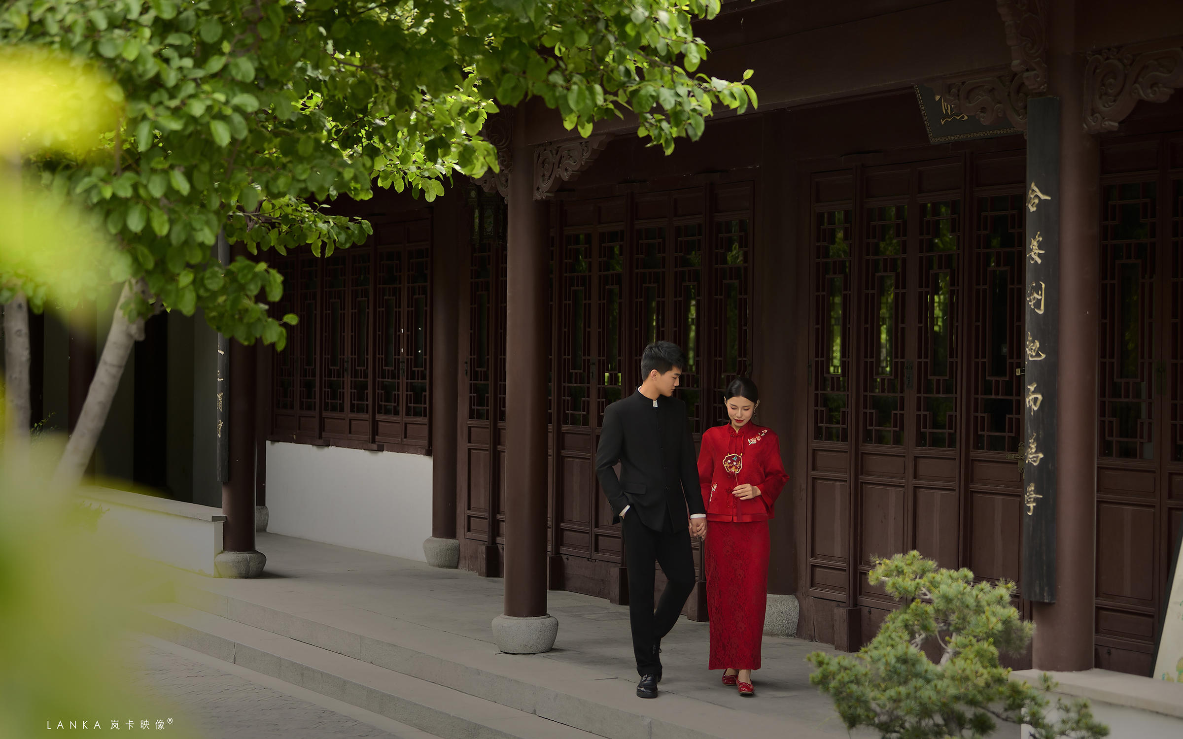  【岚卡映像】新中式园林婚纱照