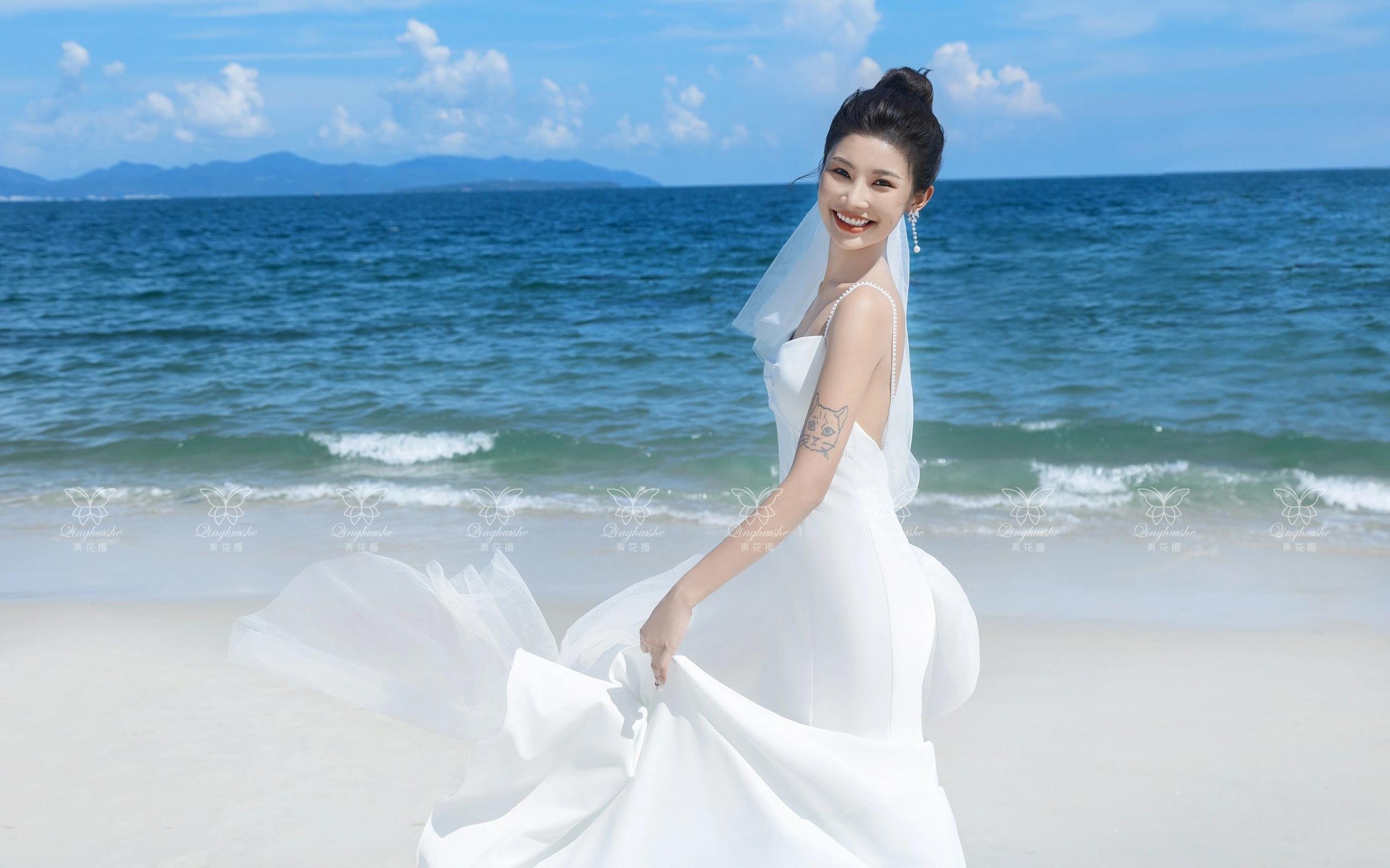🌊超有氛围感的海边婚纱照