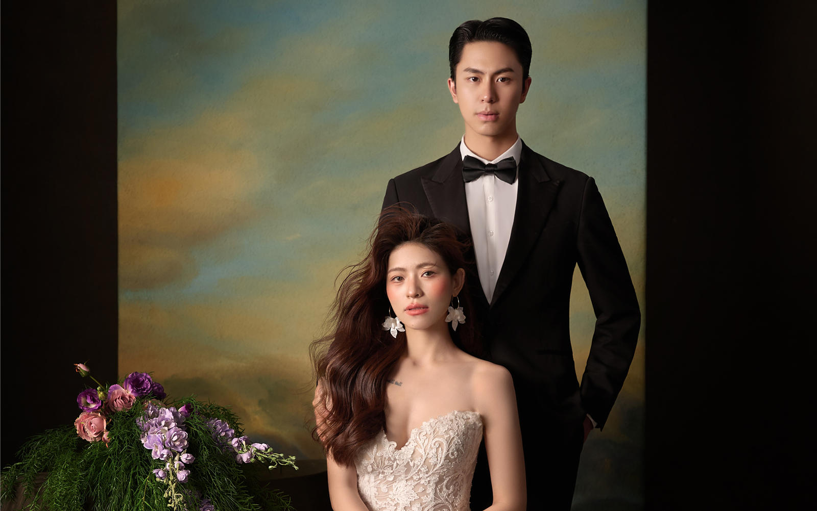 电影感拉满的油画婚纱照｜每一帧都像在诉说爱意💗