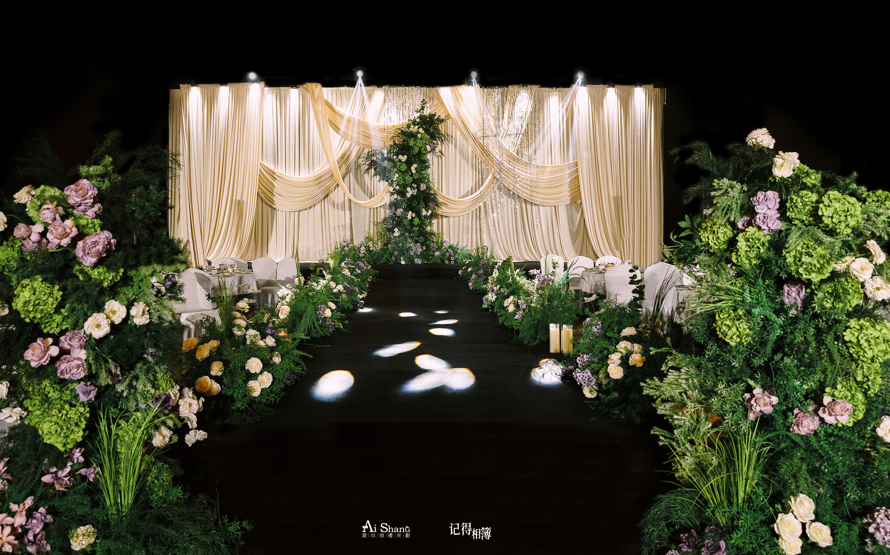 温柔的奶油色婚礼实拍