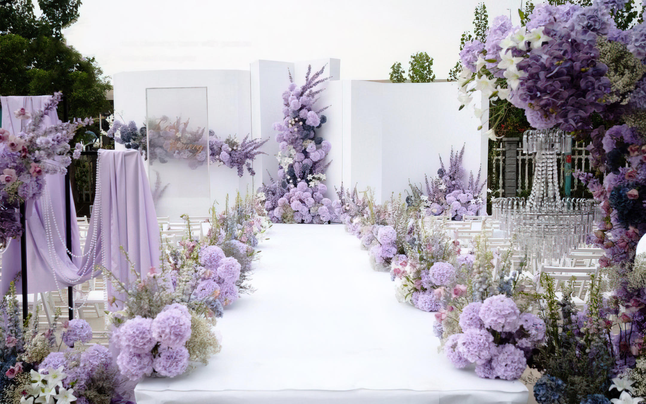 小众紫色系列婚礼