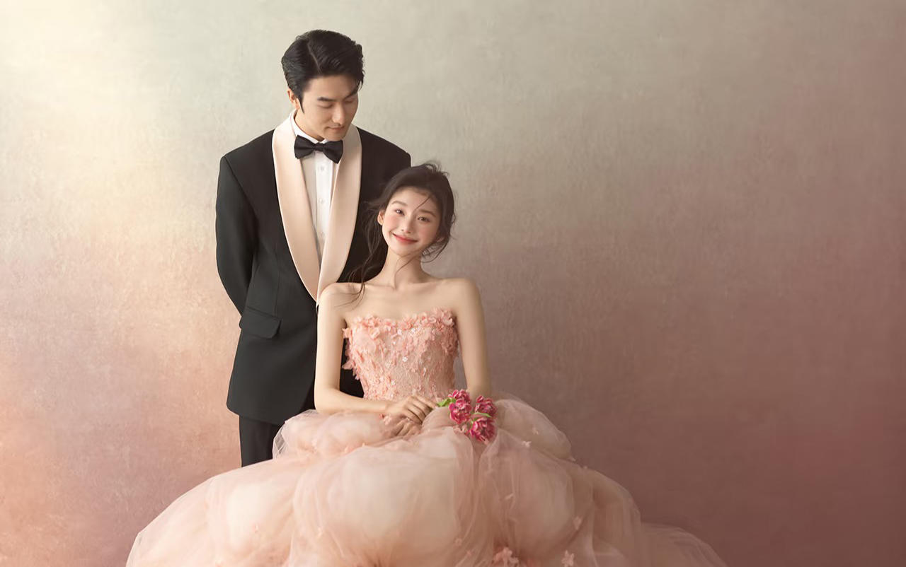 【优格】花神降临~法式少女的油画风婚纱照也太绝了