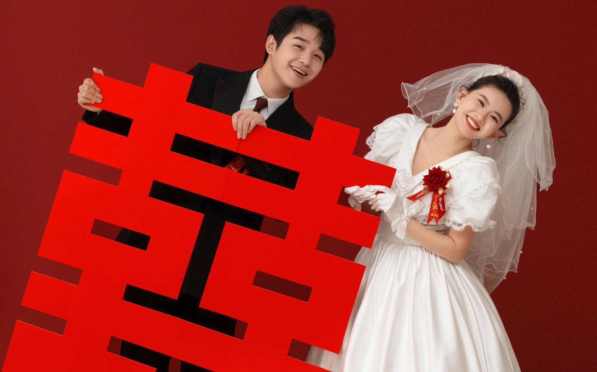 【太喜欢我的喜嫁风婚纱照啦】