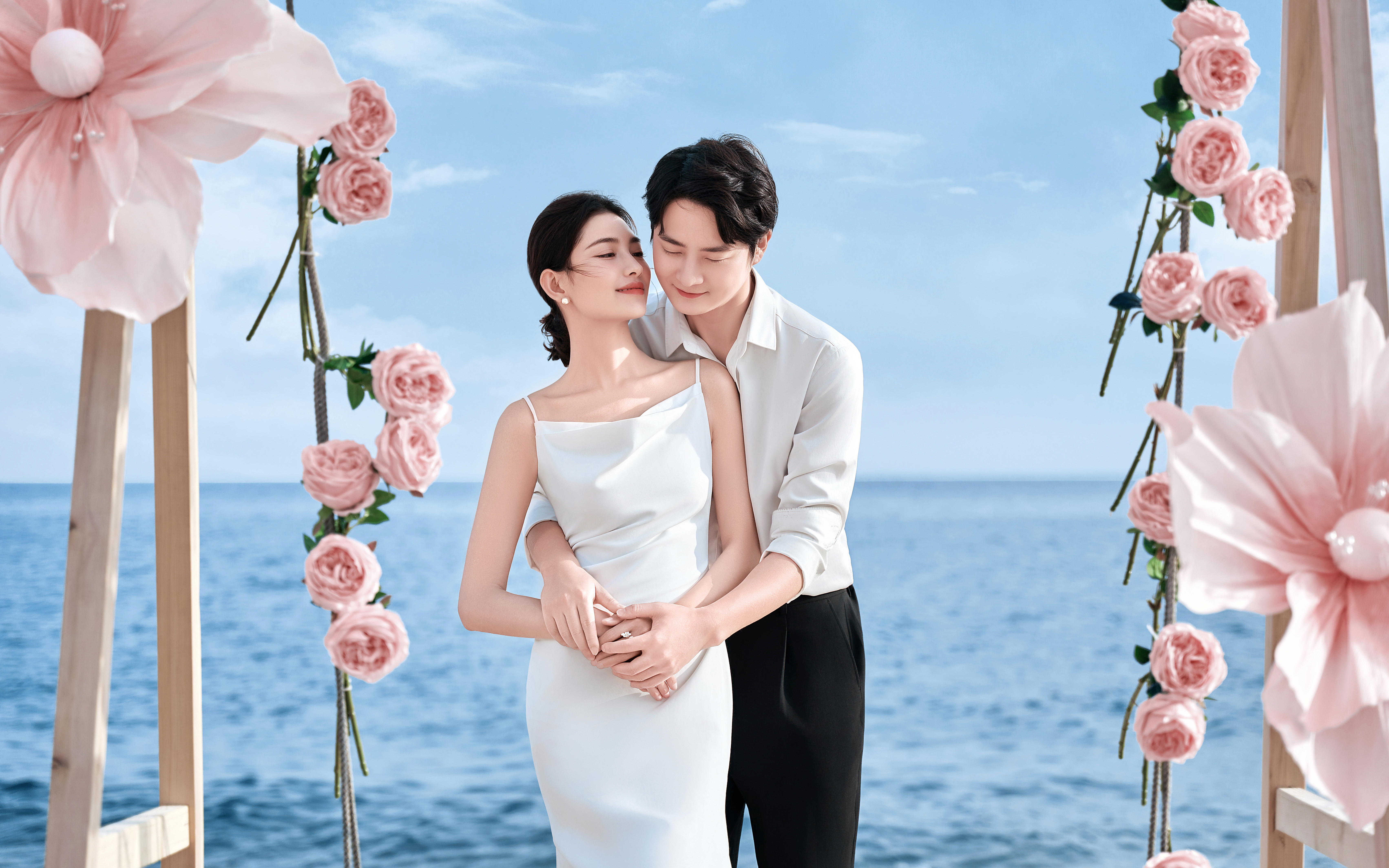 被問爆的三亞婚紗照！白紗配碧海，浪漫值拉滿！??