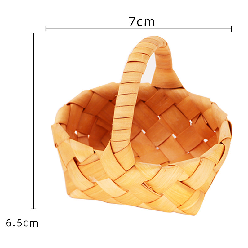 早生贵子手提篮订婚摆件篮子压床婚房布置干果模具