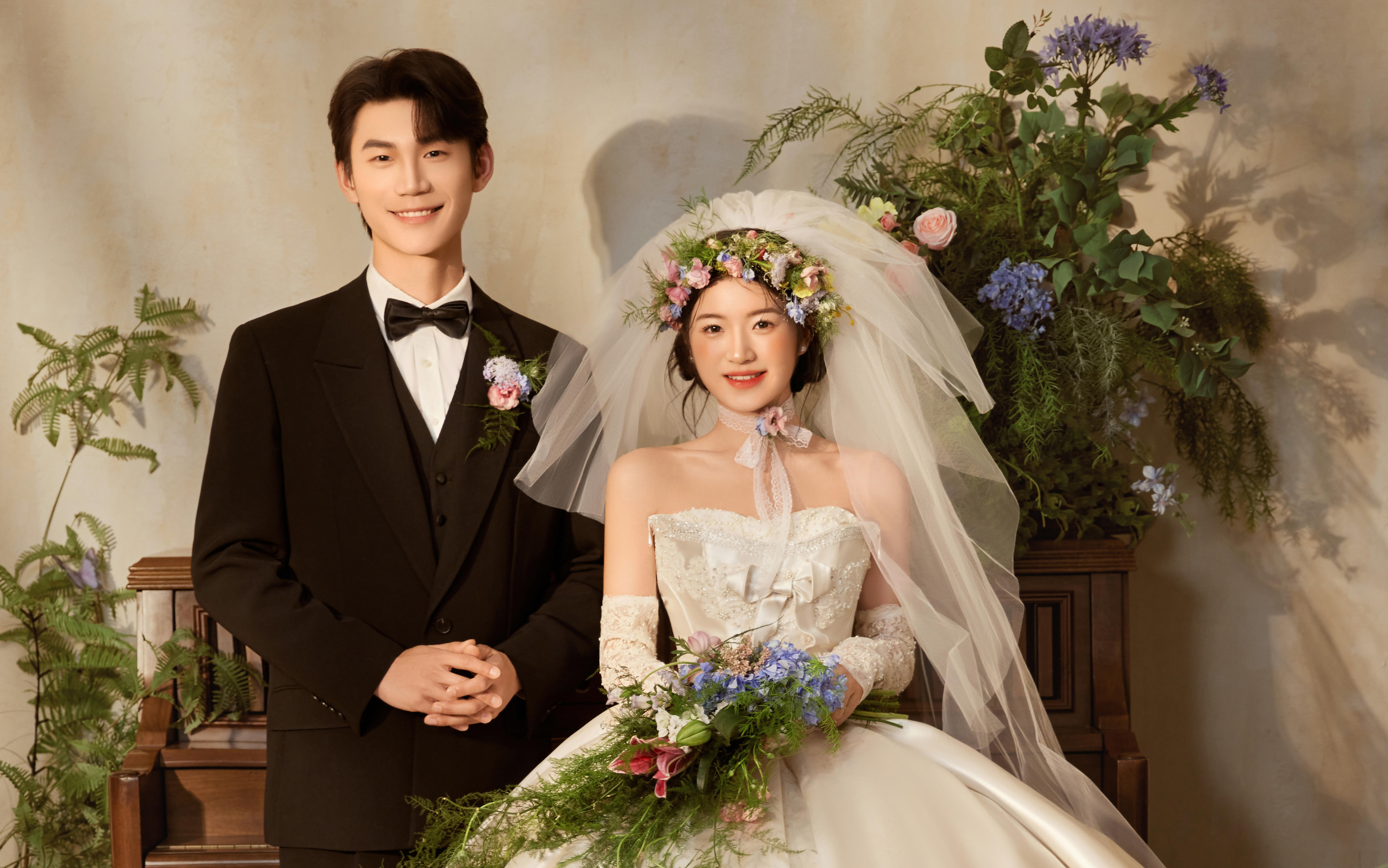 后悔没有早点拍的简约婚纱照 朋友都说拍的太美了