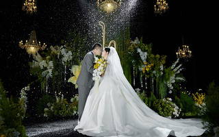 【百灵婚礼】自然系白绿婚礼，是你的浪漫选择"