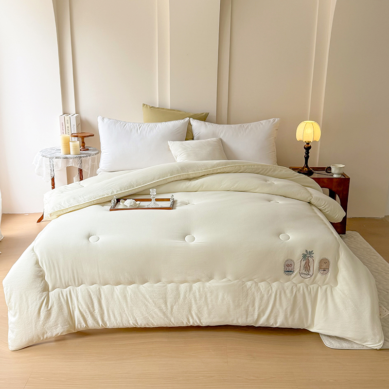 2025新款提花立體大豆纖維冬被棉被芯