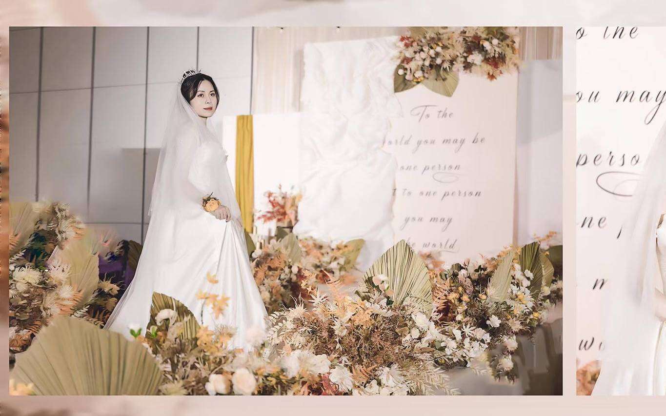 《拾月婚礼》小预算香槟色田园婚礼