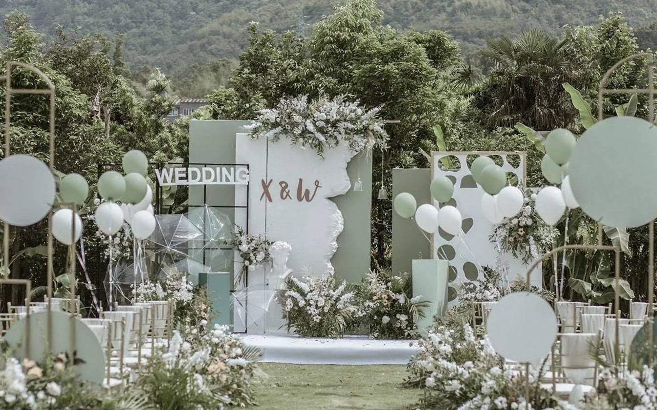 一口价！户外婚礼纯布置套餐