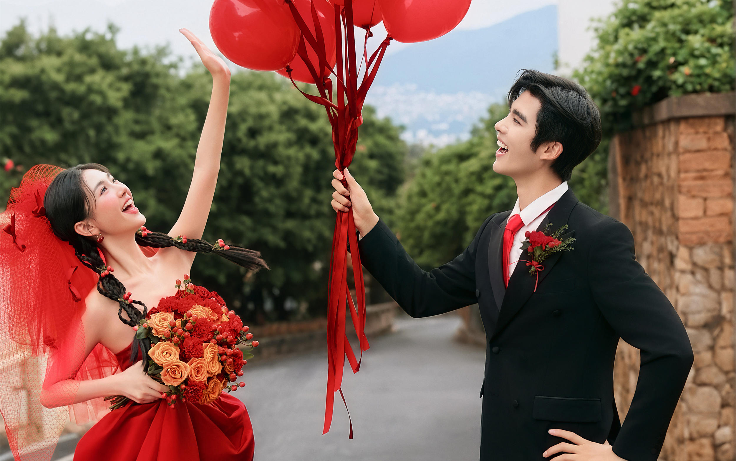 出圈大招❗新中式喜嫁婚纱照真的好鲨我❤️