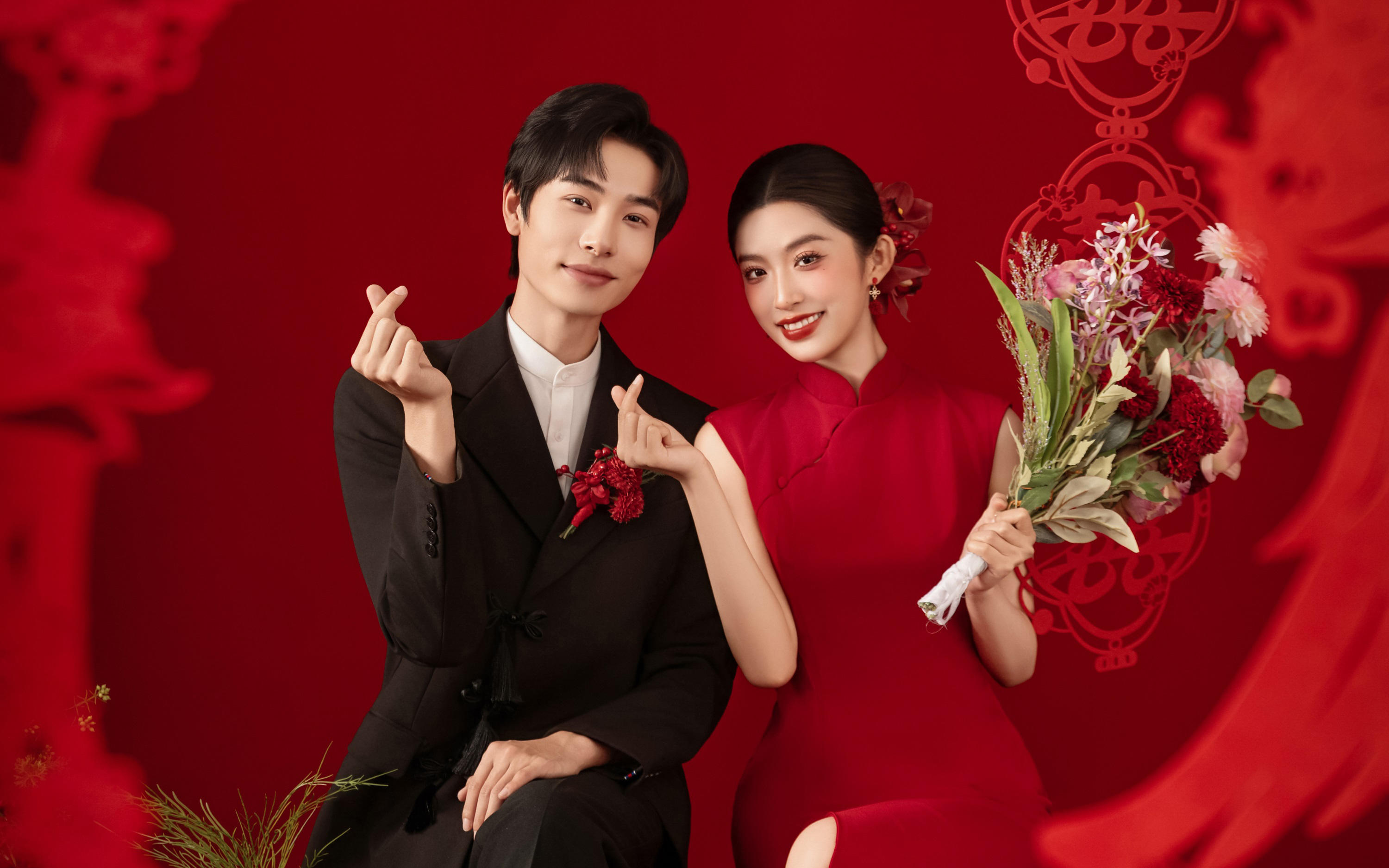 【壹家摄影】红到心坎里的浪漫谁懂啊~