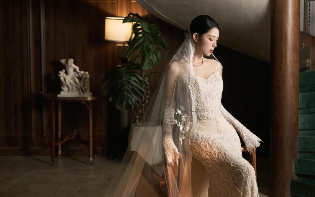 法式复古婚纱照 | 每一帧都像电影截图
