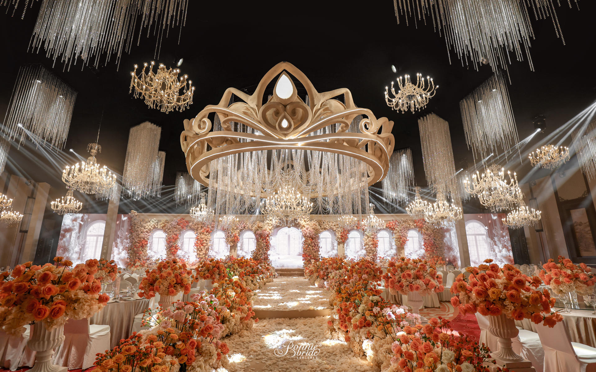 BONNIE | 香槟皇冠欧式宫廷婚礼
