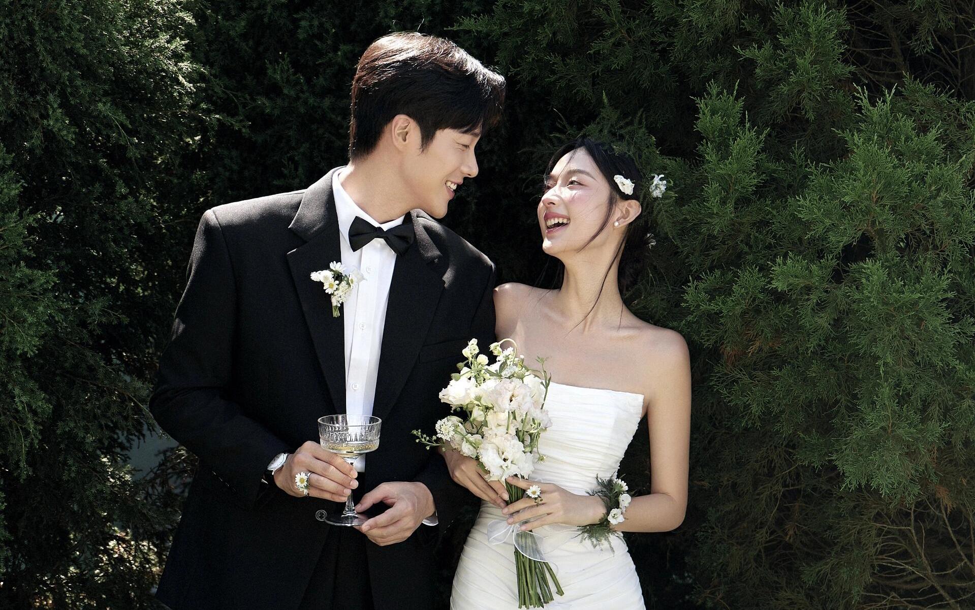 浪漫小众森系好像韩剧婚礼现场