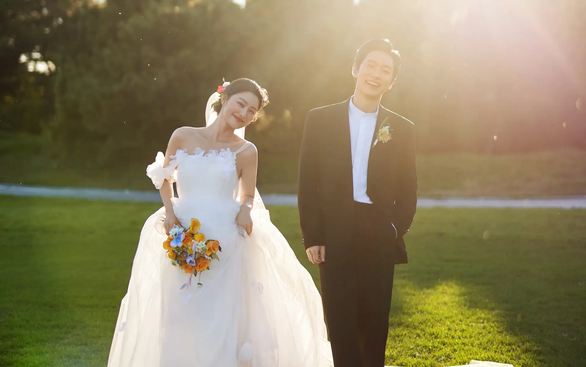 森系婚纱照是春夏开始的信号！！明媚又出片~
