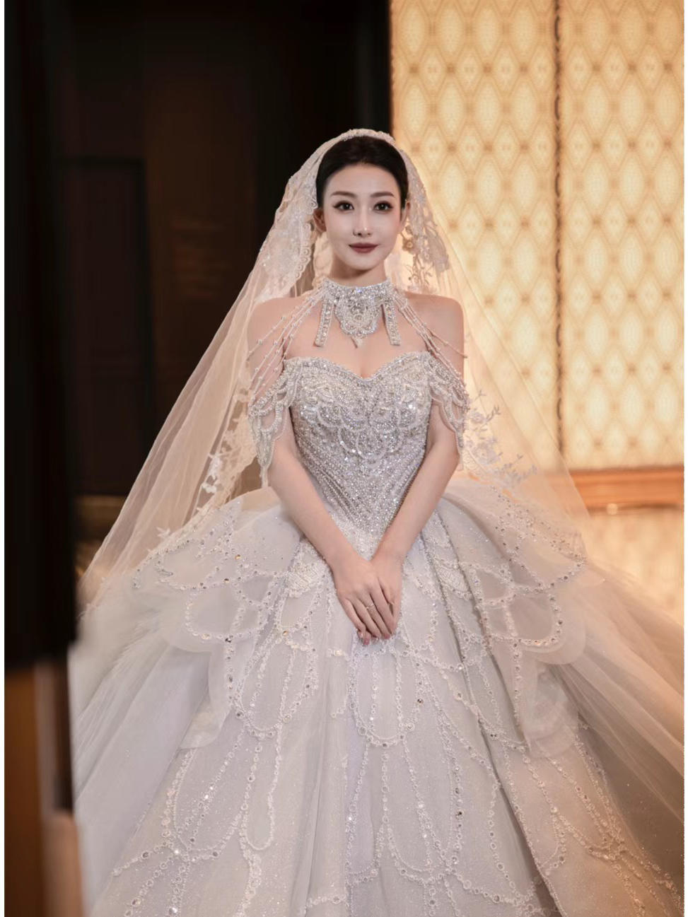 【安娜】重工拖尾主纱