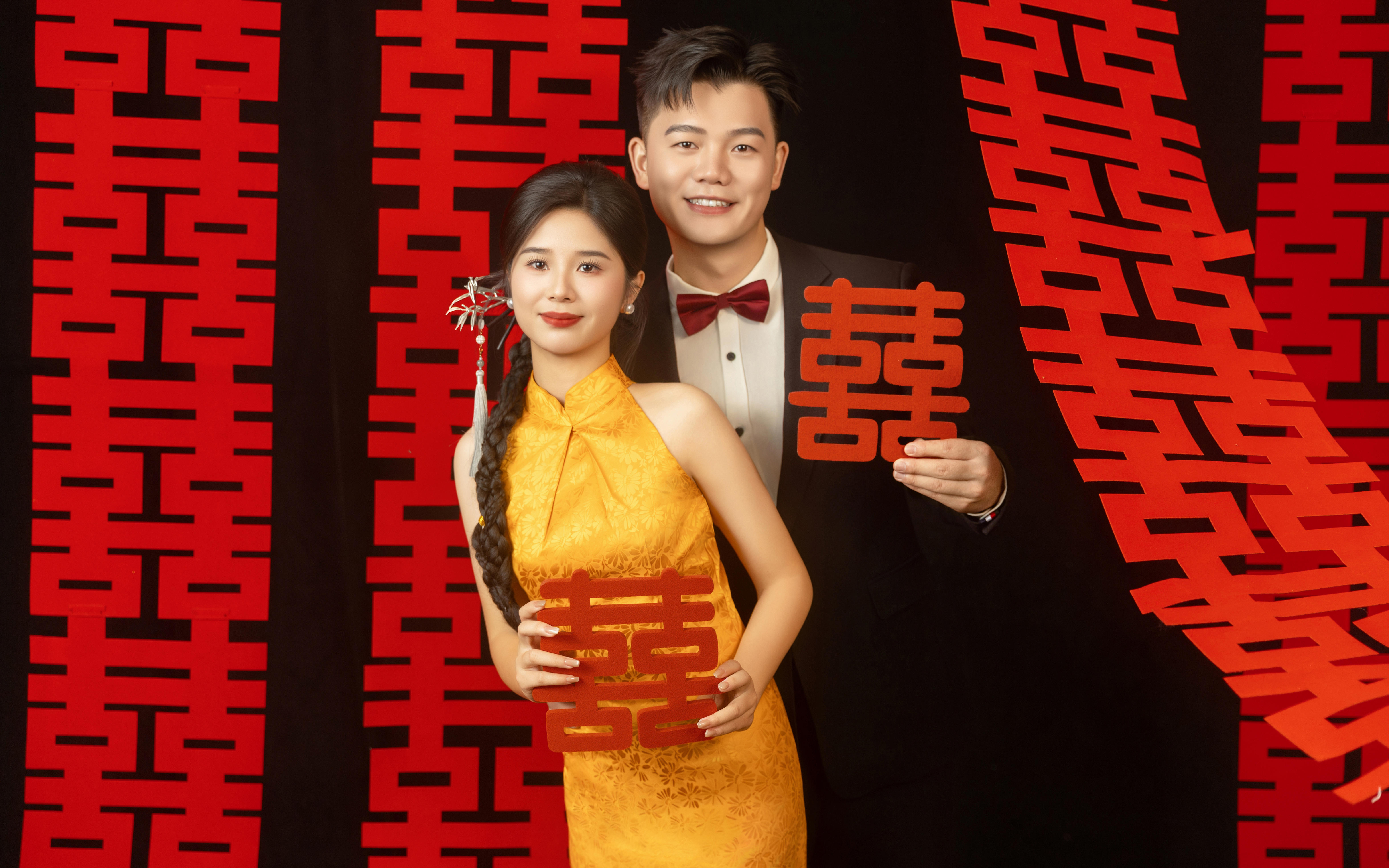 新中式喜嫁婚紗照～明艷且浪漫??