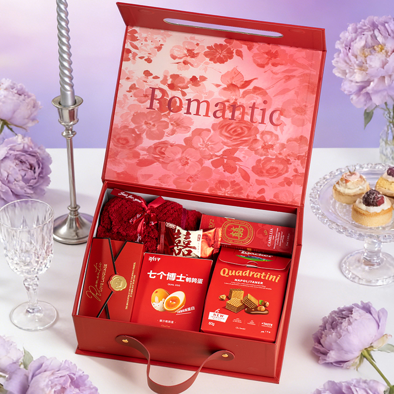 Romantic系列时尚高级感宾客回礼礼盒伴郎伴娘新婚婚礼礼物