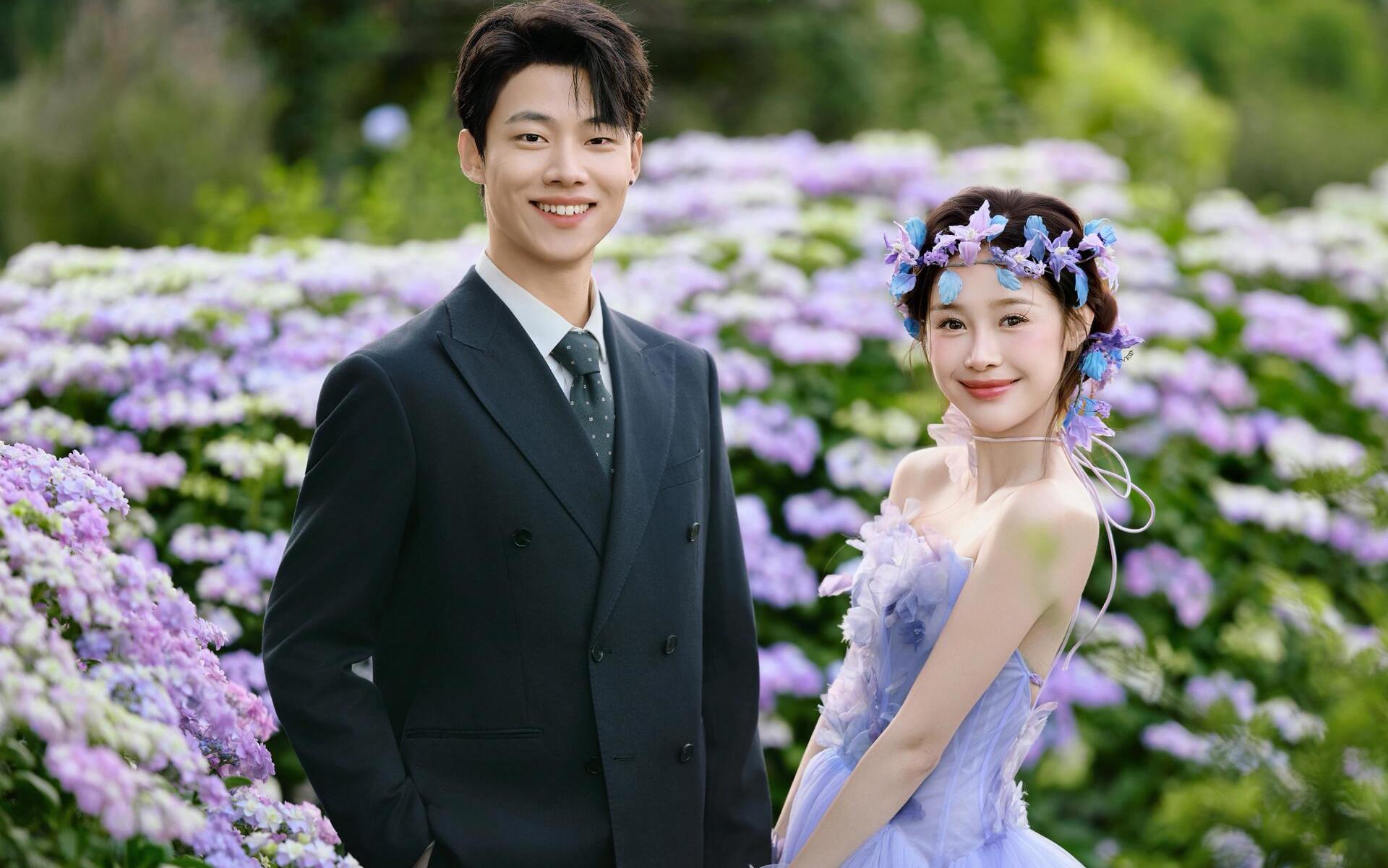 这个夏天一定要拍一组花仙子的婚纱照呀