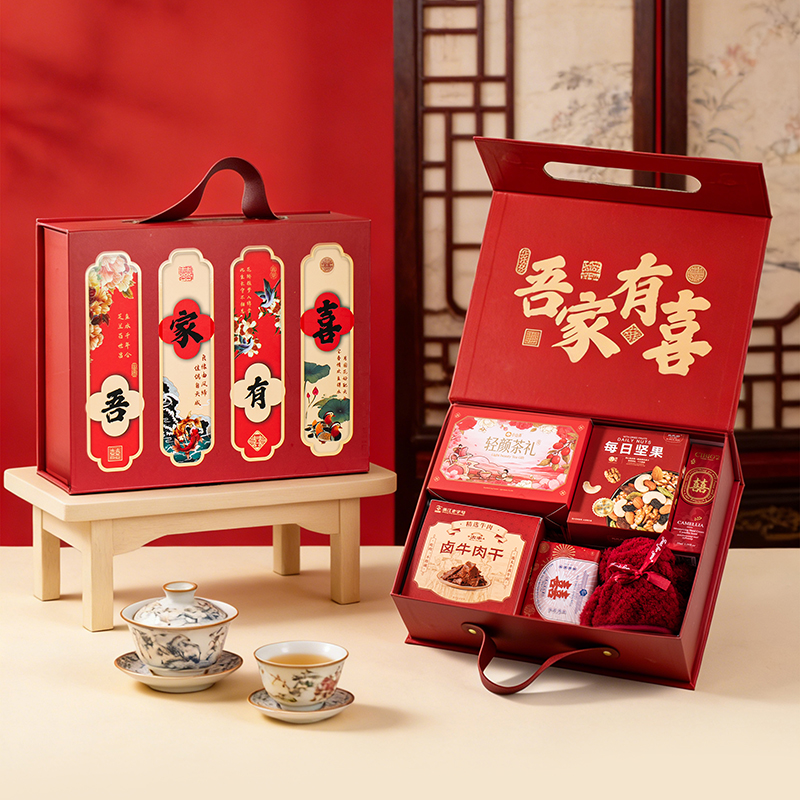 新中式國風(fēng)吾家有喜伴手禮 男女結(jié)婚賓客禮伴郎伴娘實(shí)用回禮