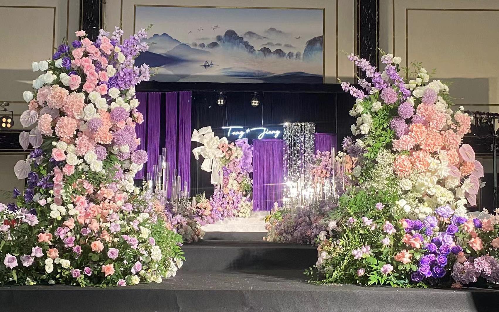 叙永一品天下紫色梦幻婚礼