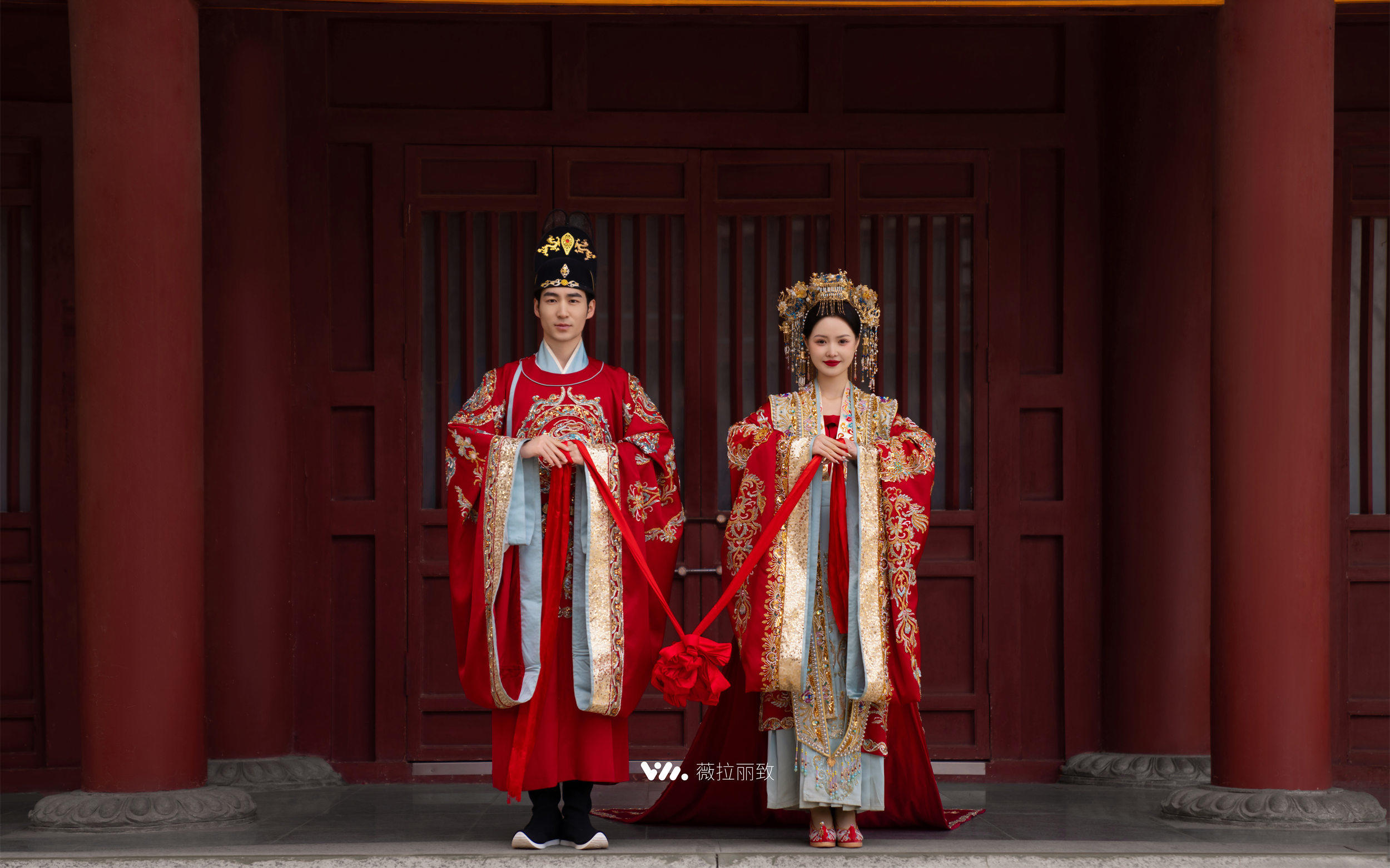 中國女孩無法拒絕??漢服婚紗照拿捏儀式感