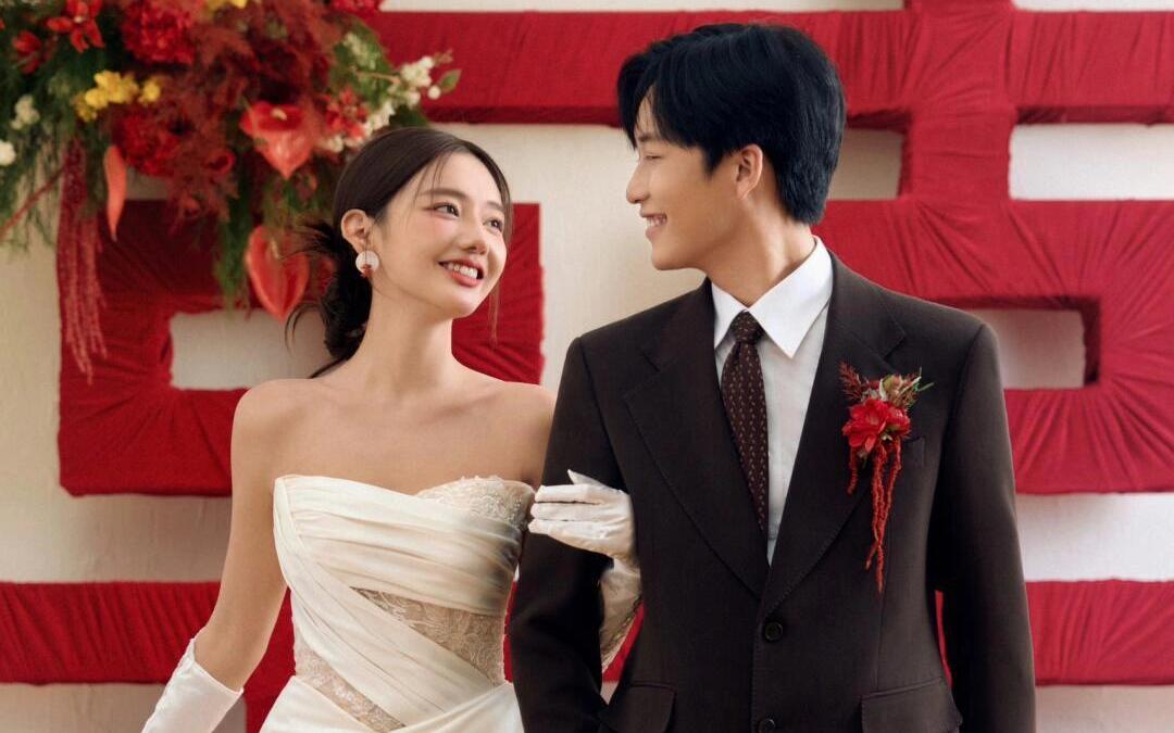 超出片的喜嫁风婚纱照🔥大喜字超绝超好拍‼️