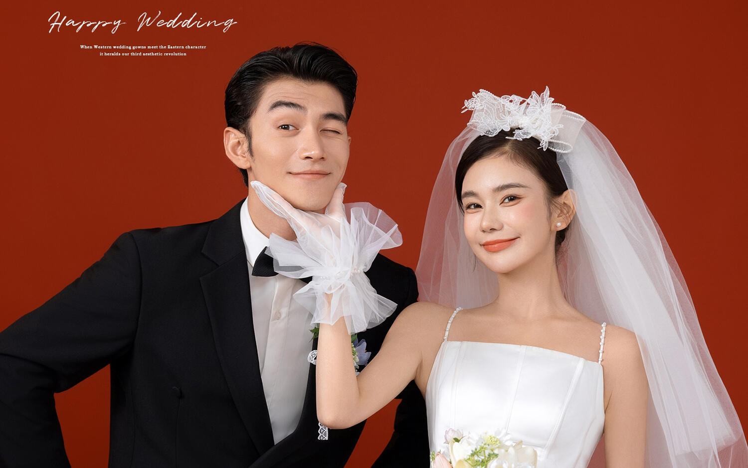 喜嫁婚纱照♥️喜庆氛围拉满的喜嫁风婚纱照！