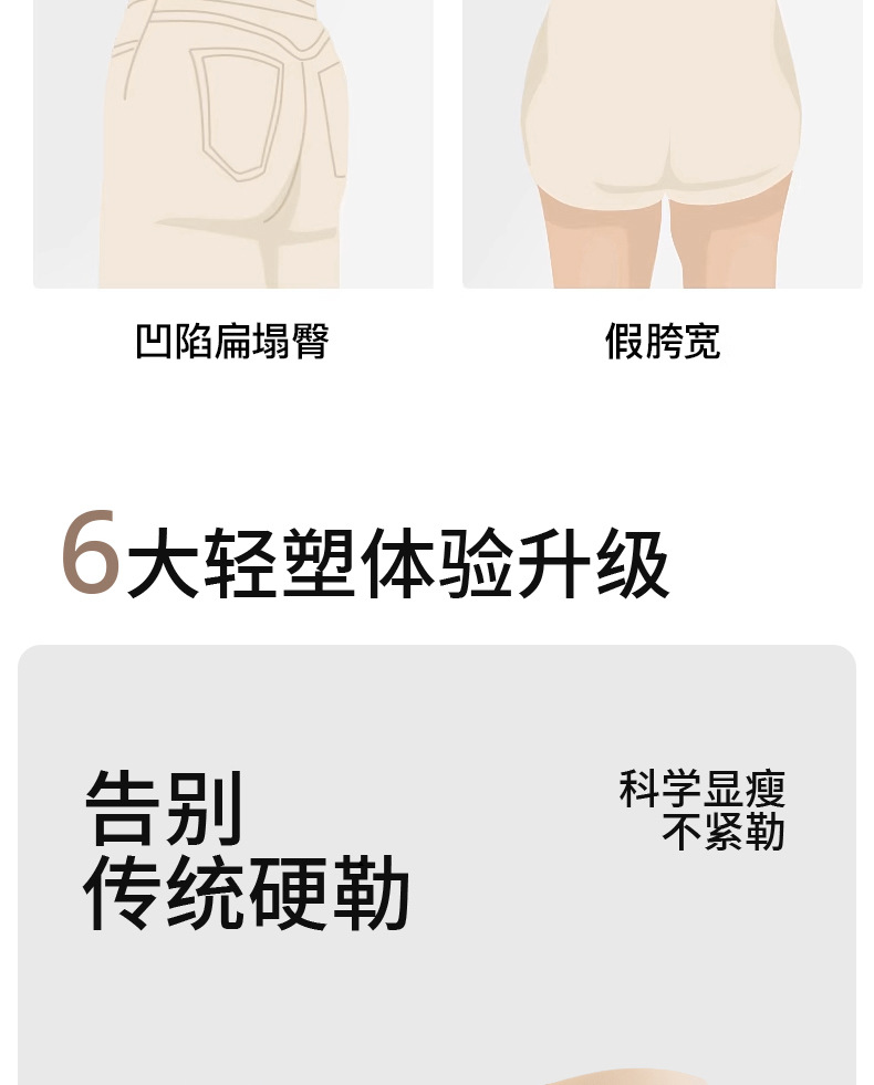 新娘收腹提臀裤 婚纱无痕塑形安全内裤