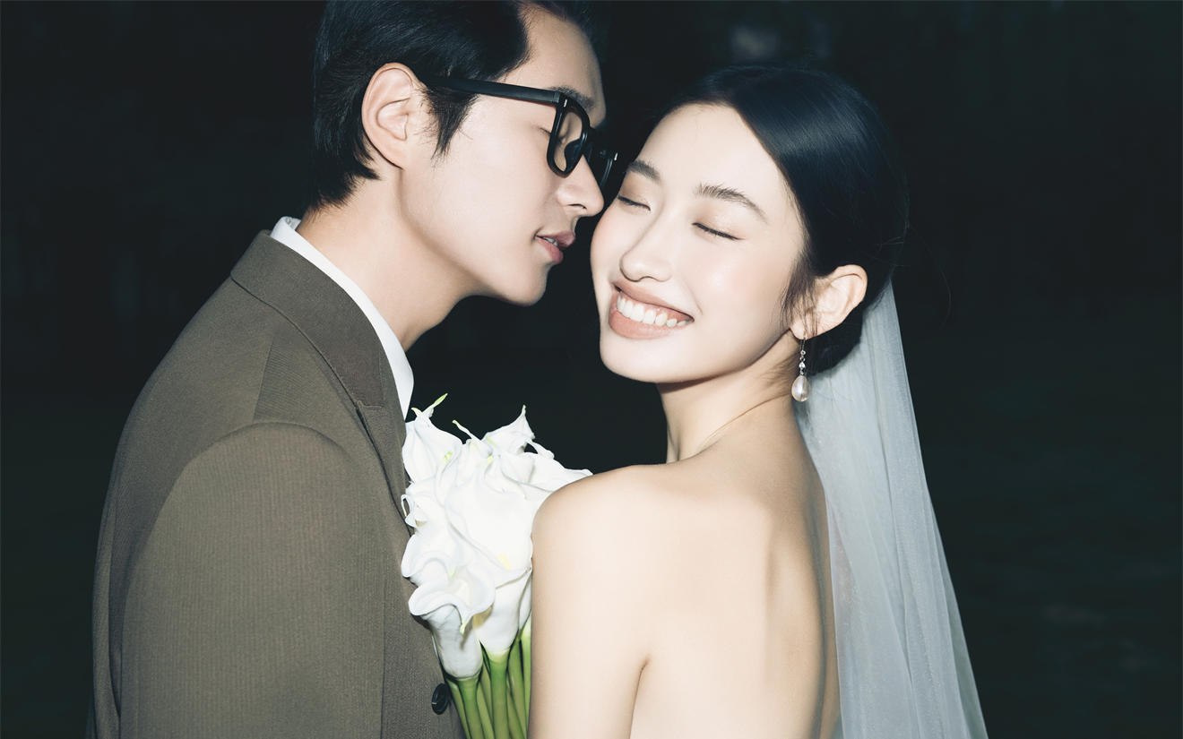 韩式纪实夜景婚纱照