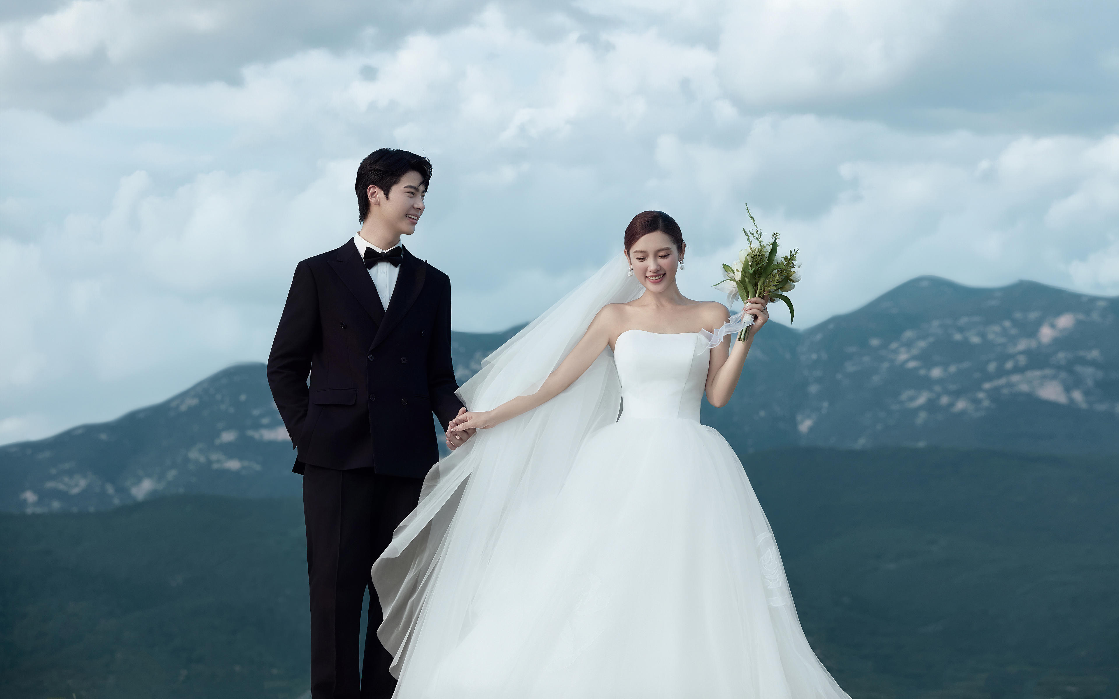 《去有风的地方》拍婚纱照，山顶纪实婚纱照