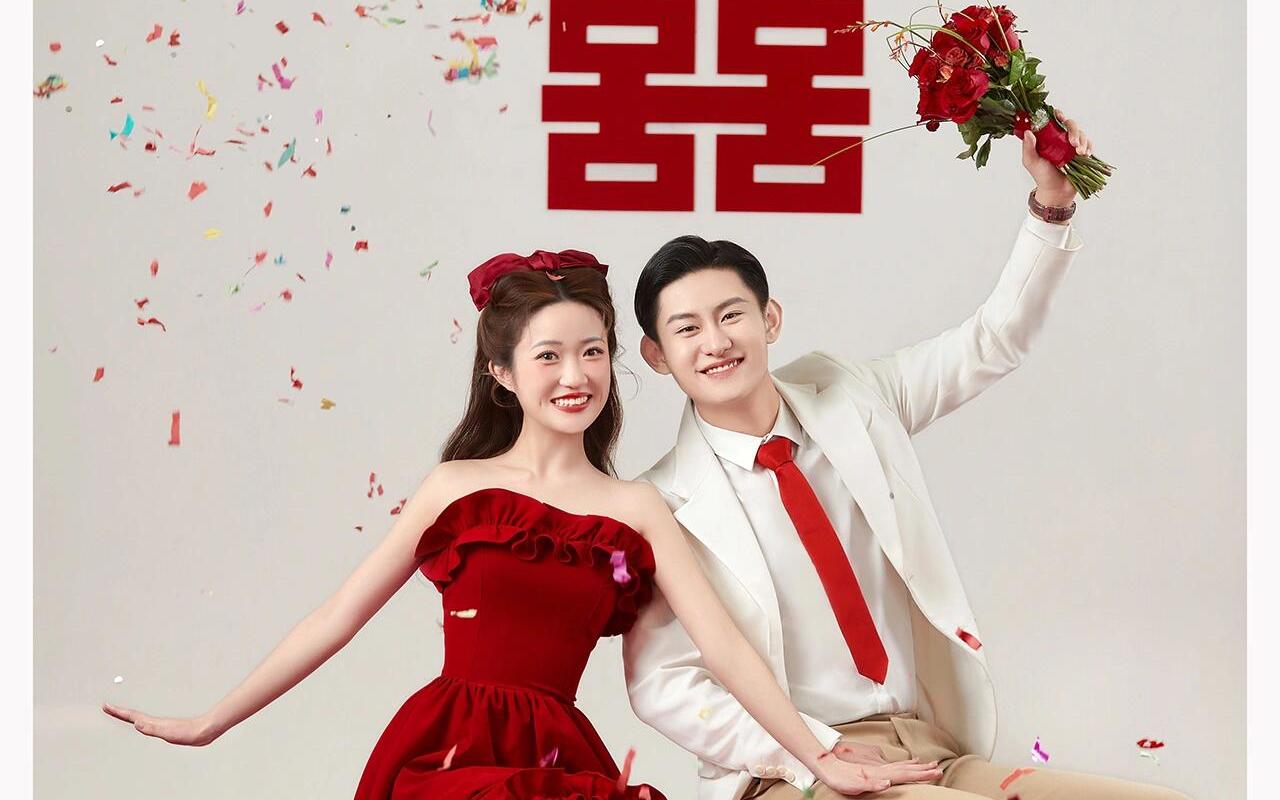 花5K拍的喜嫁風(fēng)婚紗照??真的太太太甜了