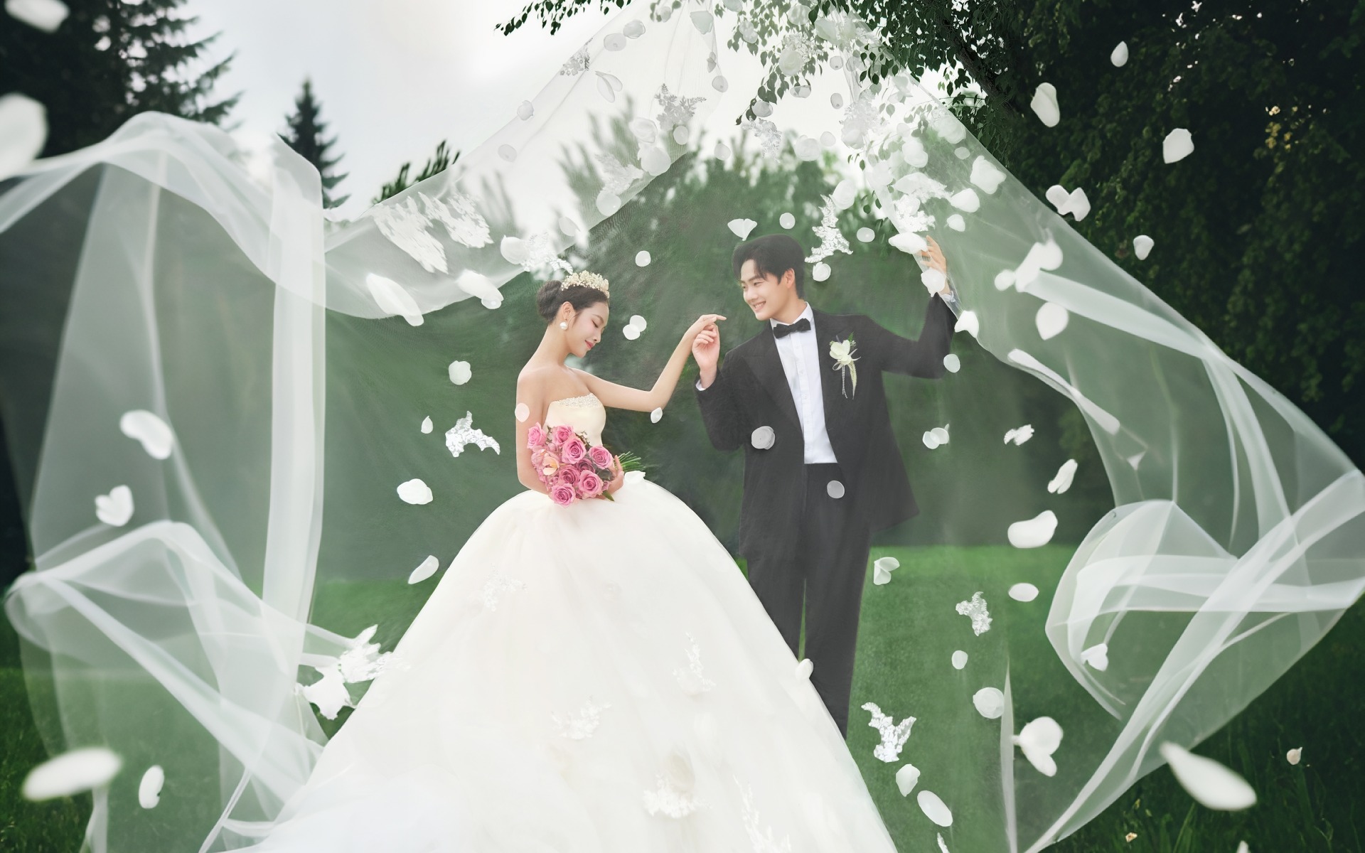 绿意树🍃属于我们的森系浪漫仪式感婚纱照