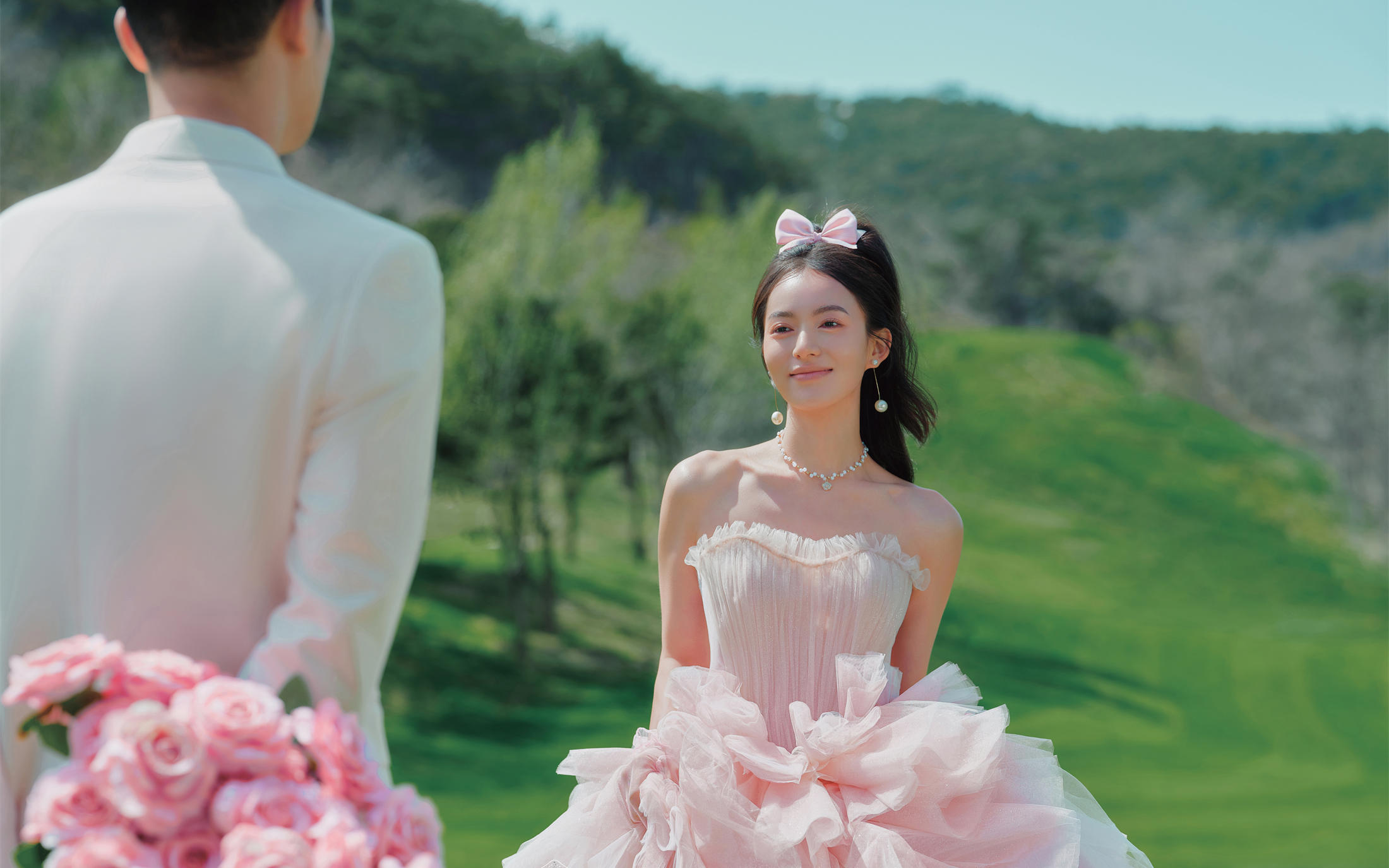 粉黛佳人|森系婚纱照