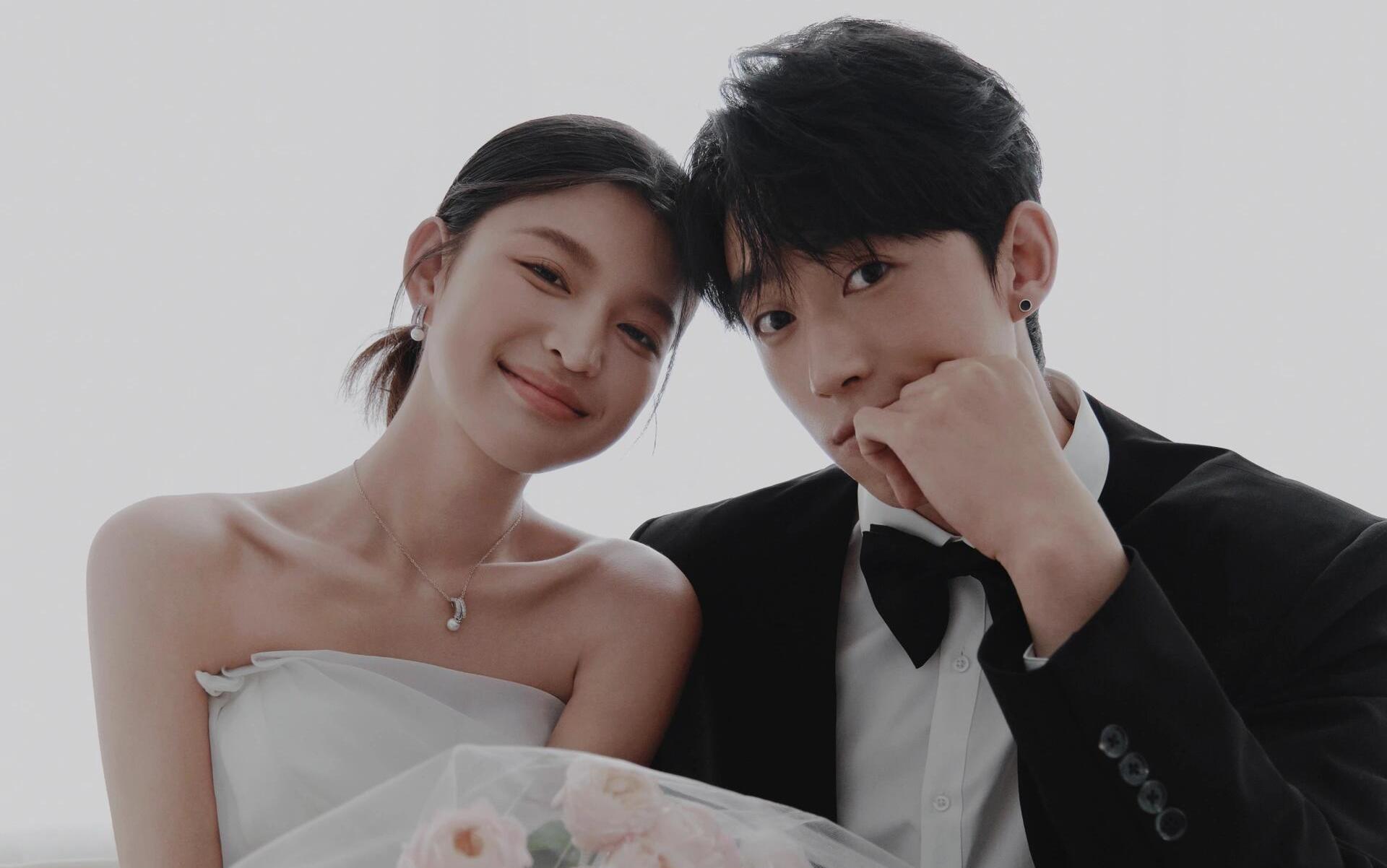 结婚就这么拍！ 韩式极简主纱婚纱照❤