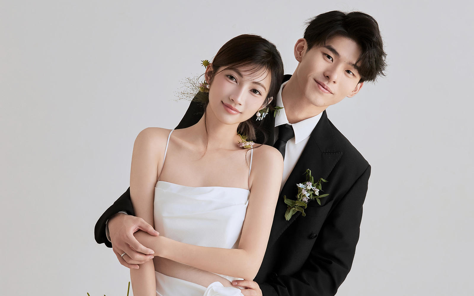 韓式婚紗照 愛似晨露吻過青草的清新