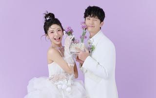 邂逅香芋紫韩式婚纱照的浪漫💜一眼沦陷