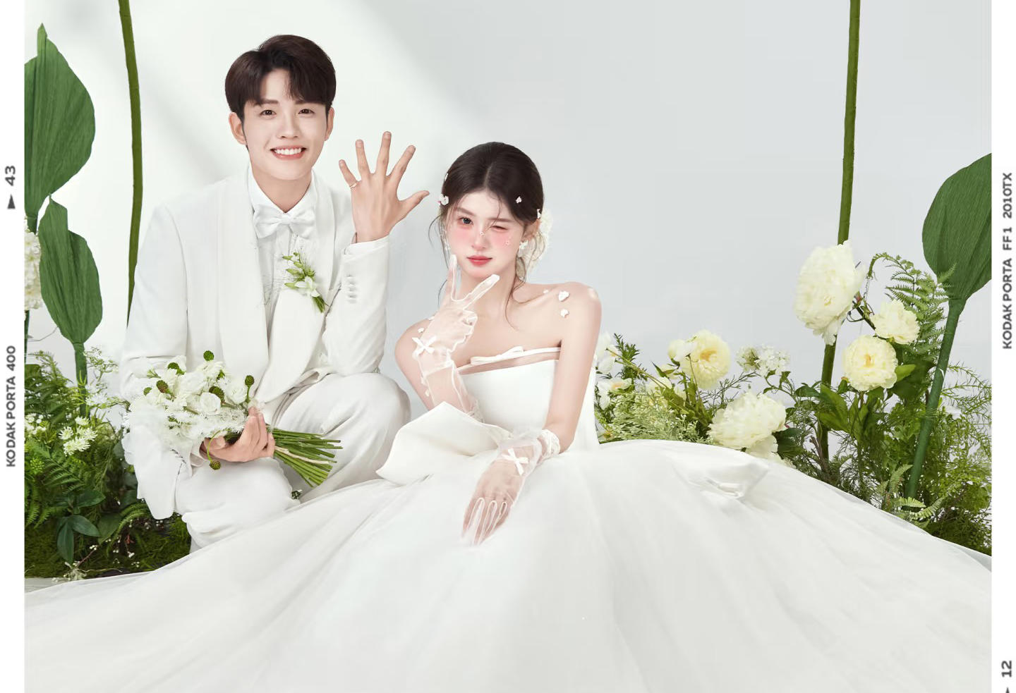 【优格】终于拍到了超韩的少女婚纱照~ins感拿捏