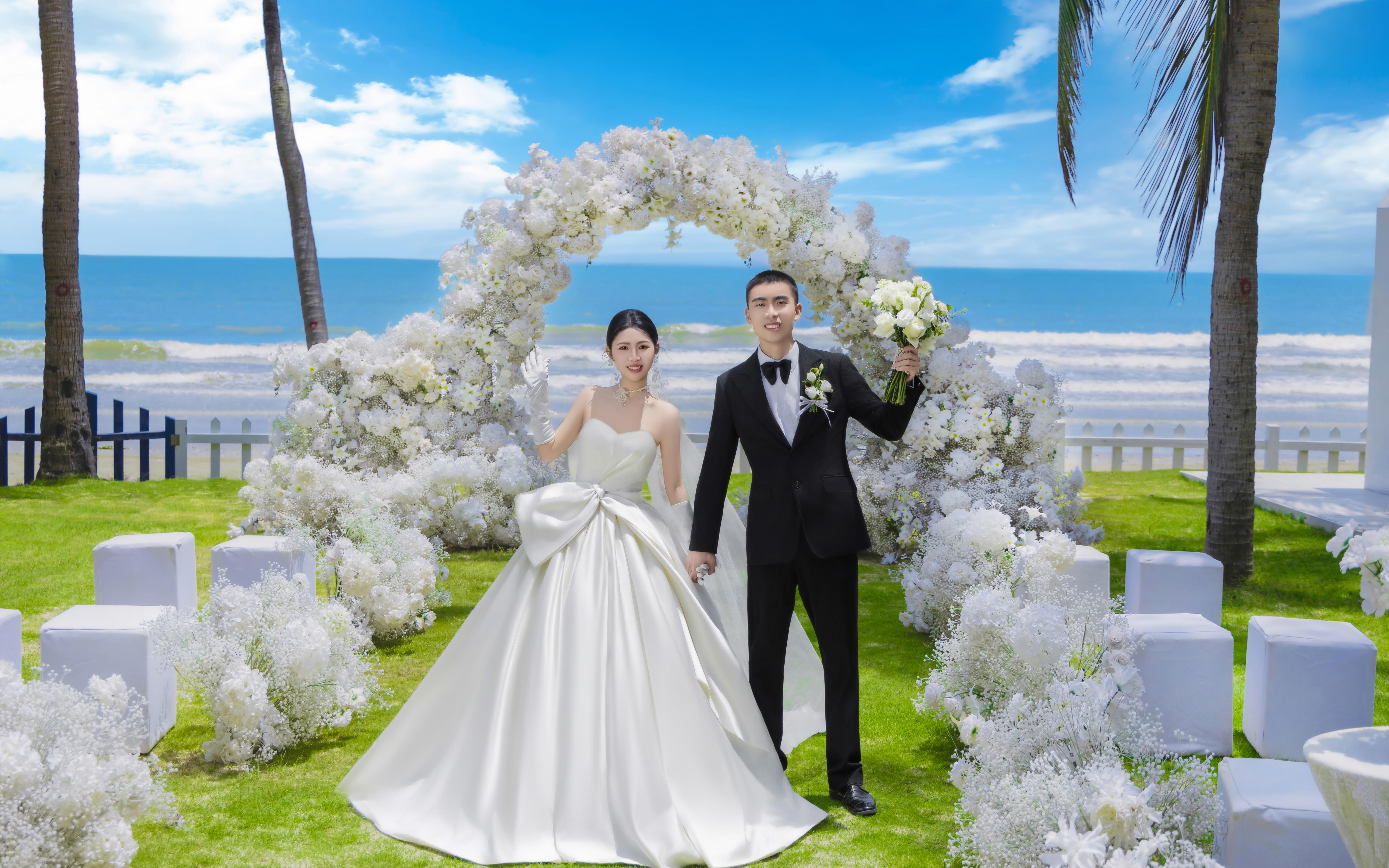 浪漫加倍💕我的婚纱照被拍成了目的地婚礼💍