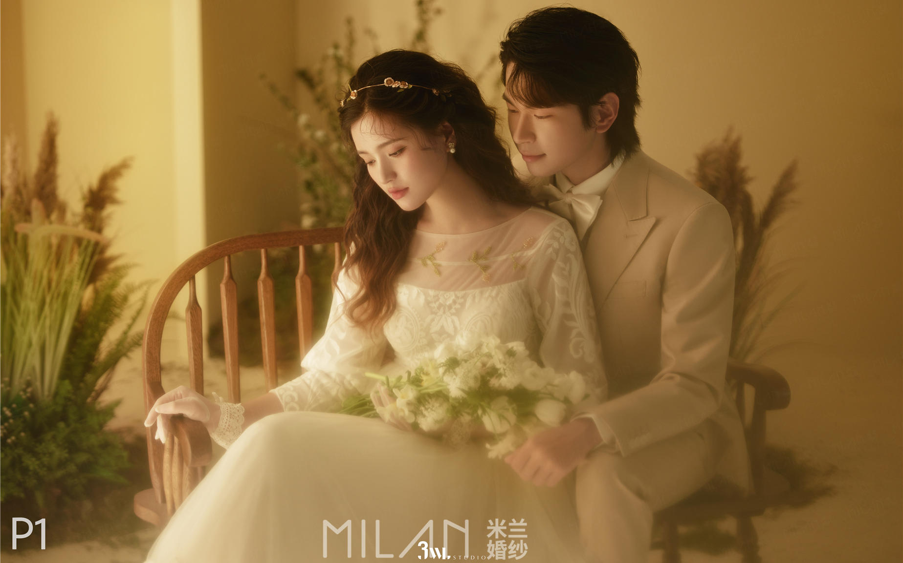 把法式復(fù)古揉進(jìn)民國浪漫里?這組婚紗照美到心顫