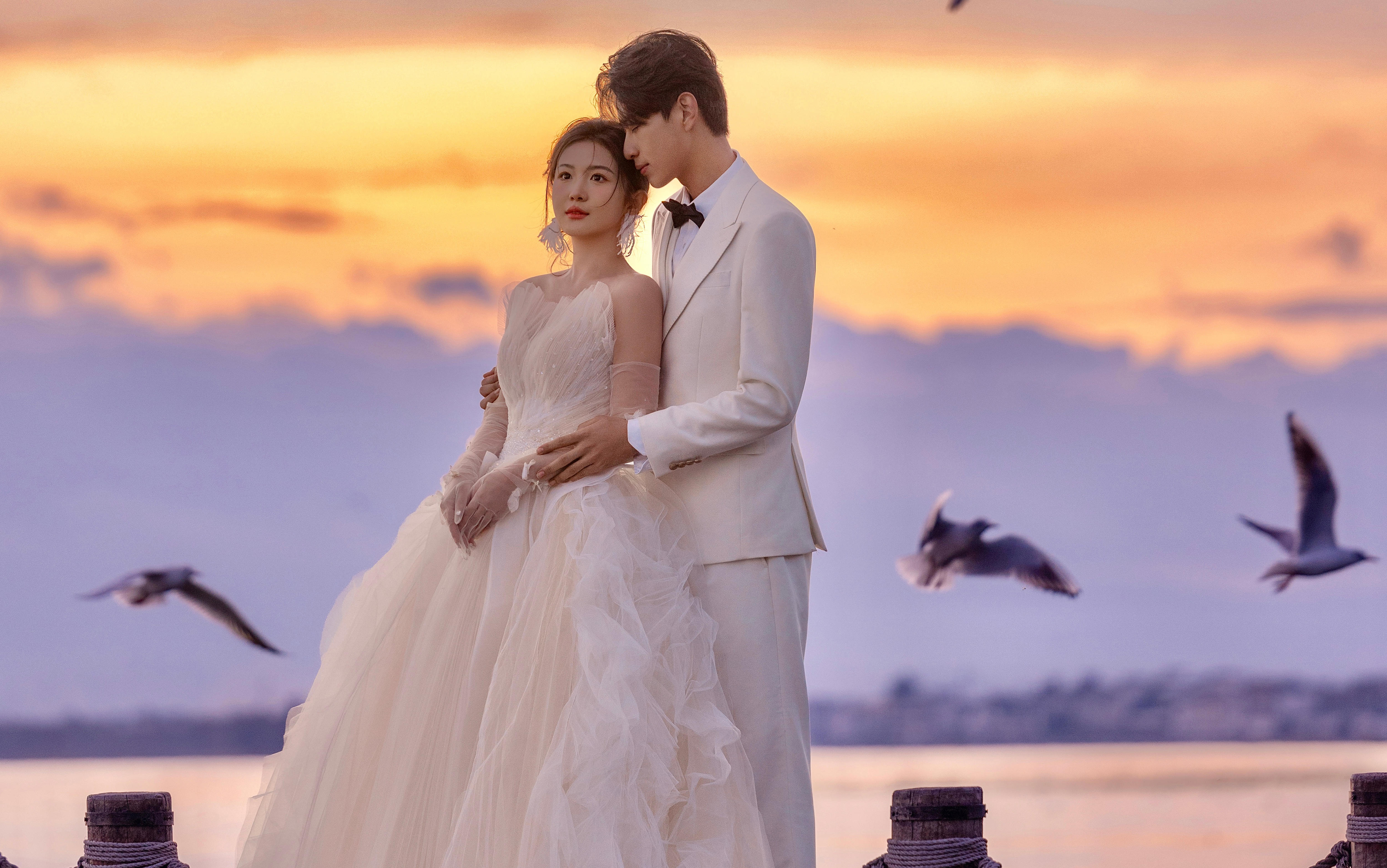 這組海景婚紗照美到心坎里了??氛圍感拉滿 ??