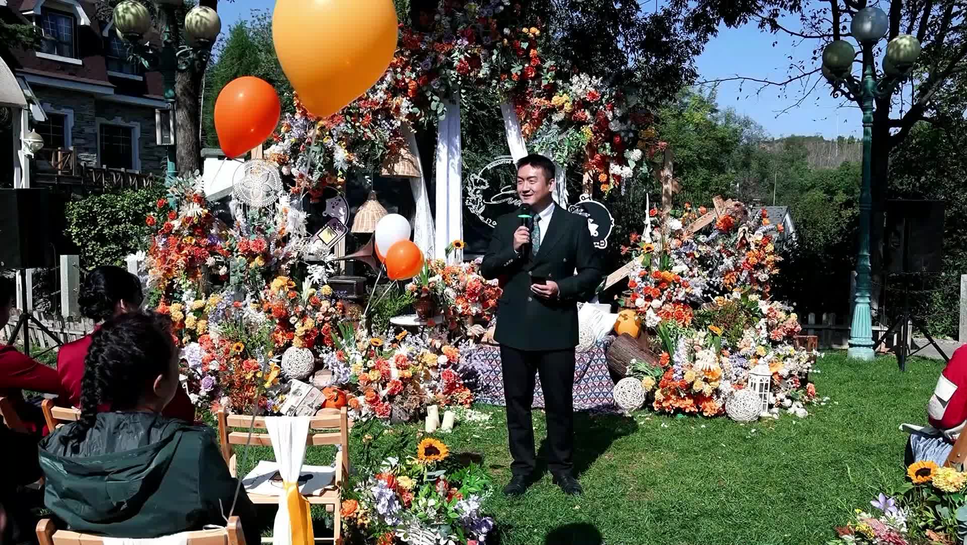 子诺主持的北京草坪婚礼