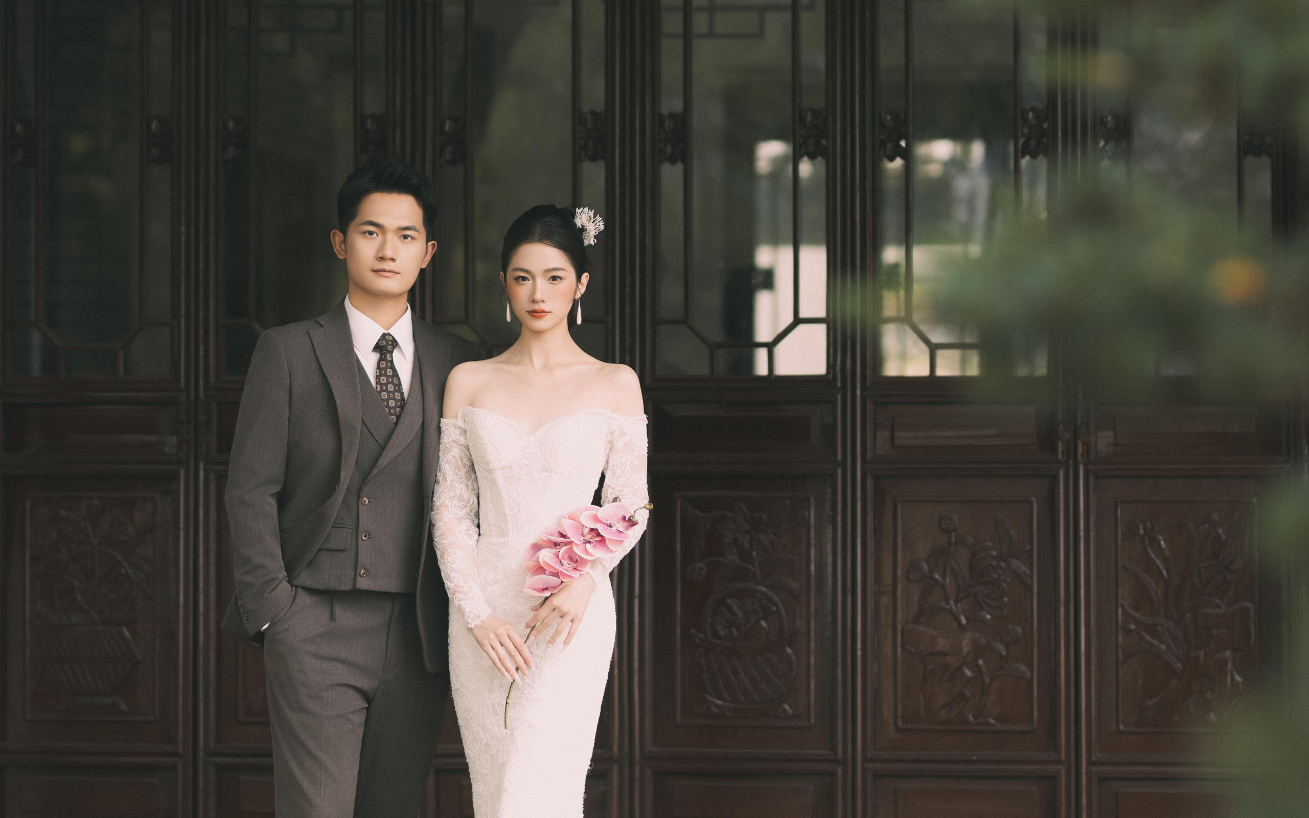 【梵希视觉】中式园林婚纱照┃藏不住的东方美