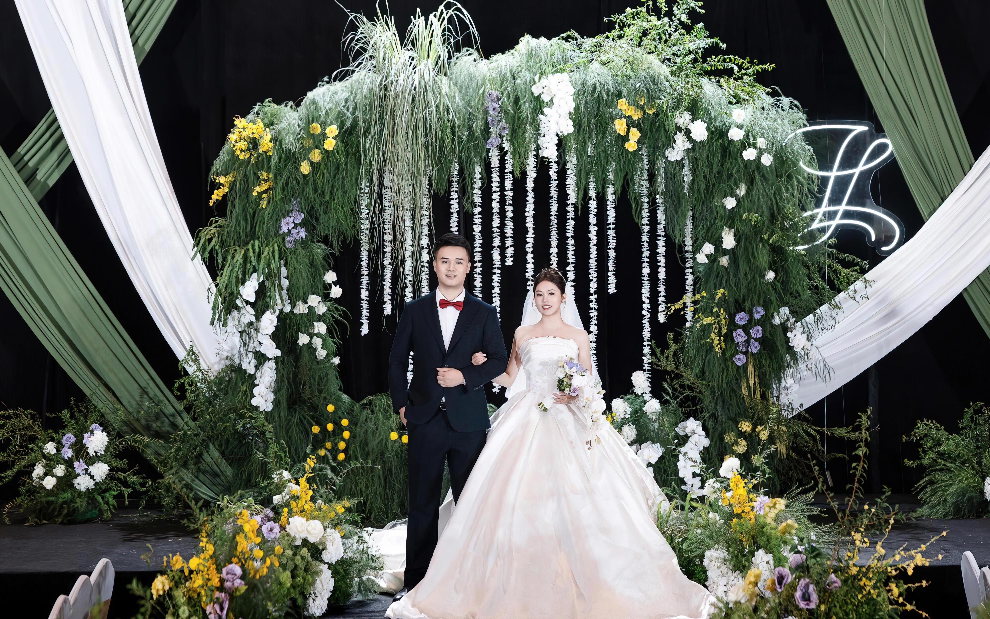 【蜜缘婚礼】清新野生白绿色婚礼