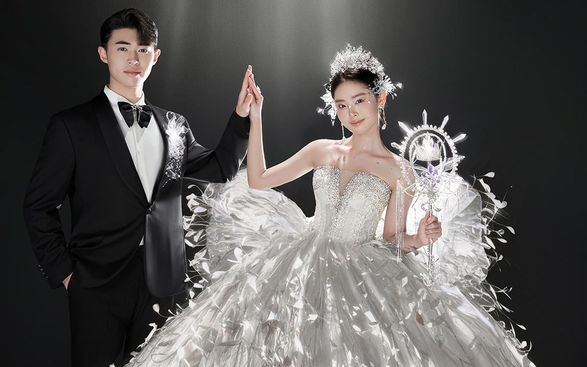 备婚必选❗主纱光影婚纱照仪式感绝了