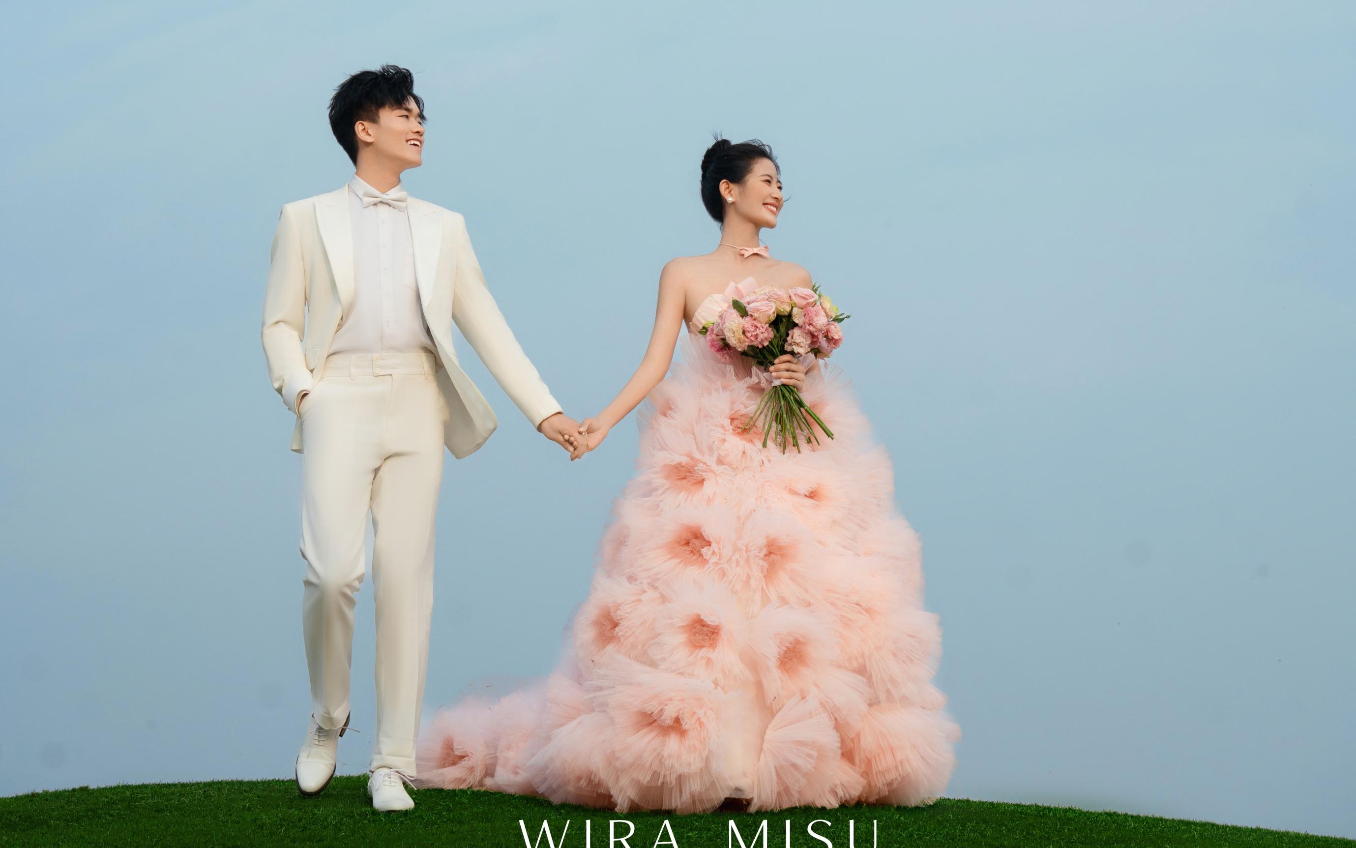 小眾控尖叫??被花神吻過婚紗照