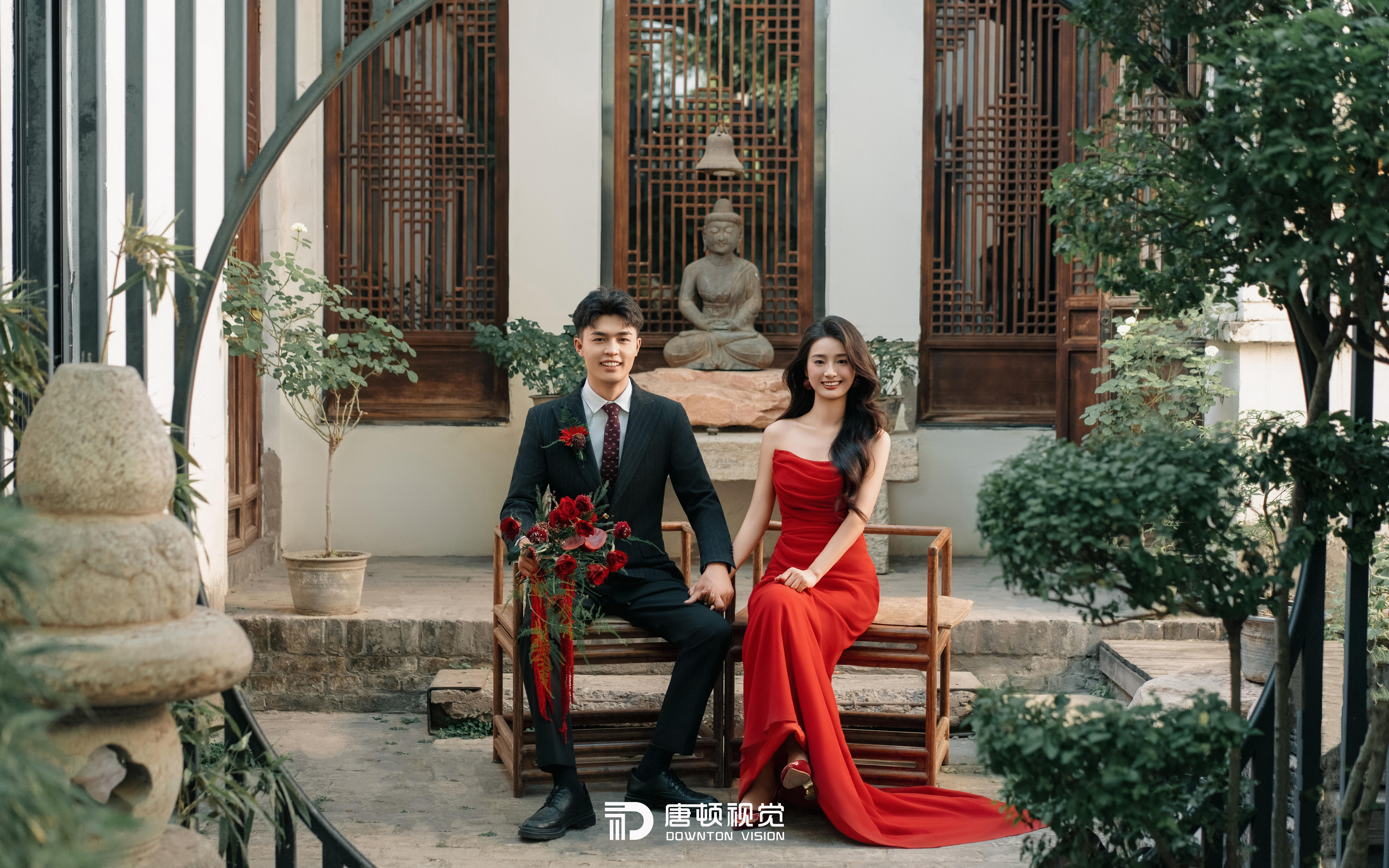 00审美觉醒~新中式庭院婚纱照有韵味