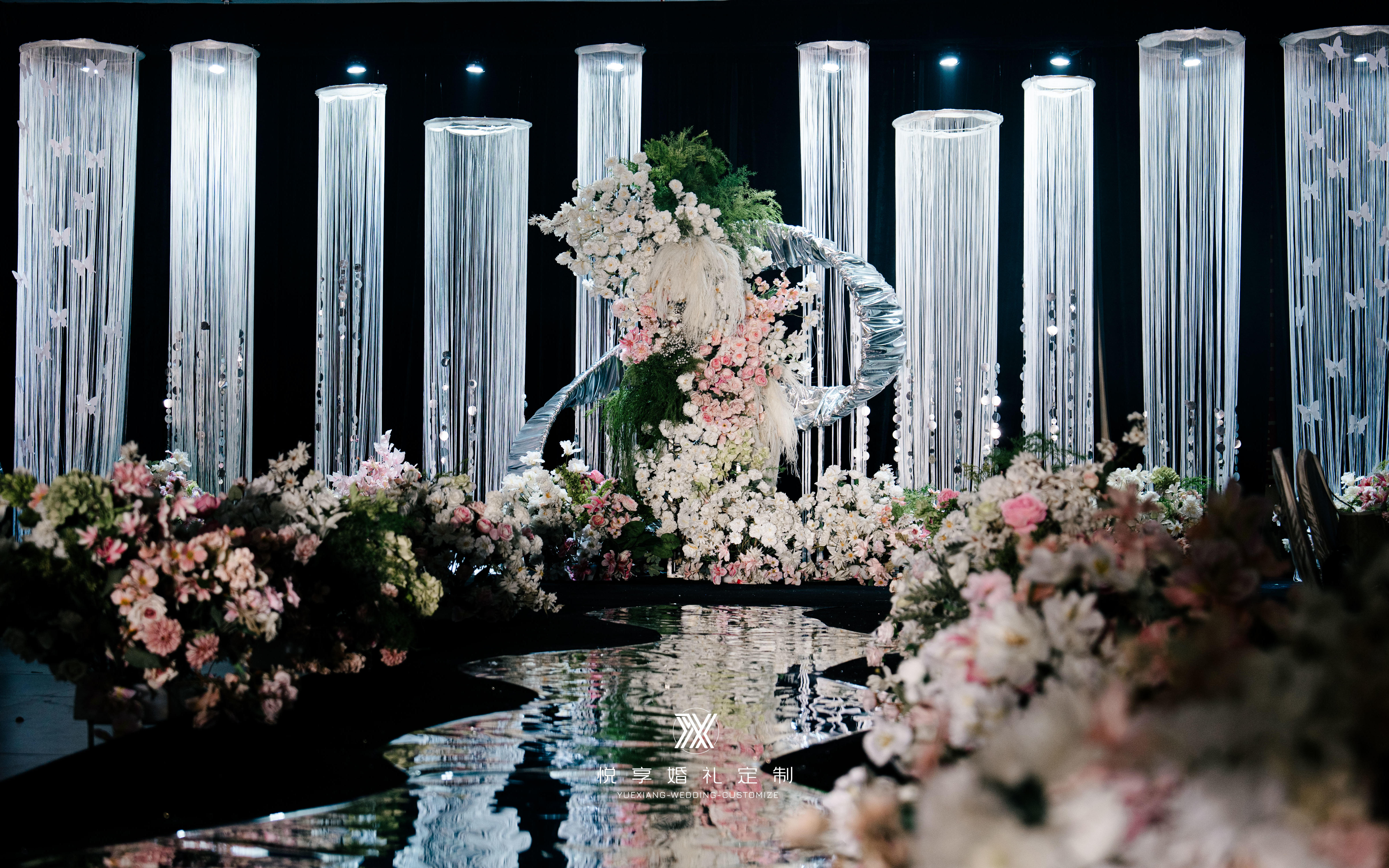 【悦享婚礼】韩式线帘婚礼氛围感拉满！