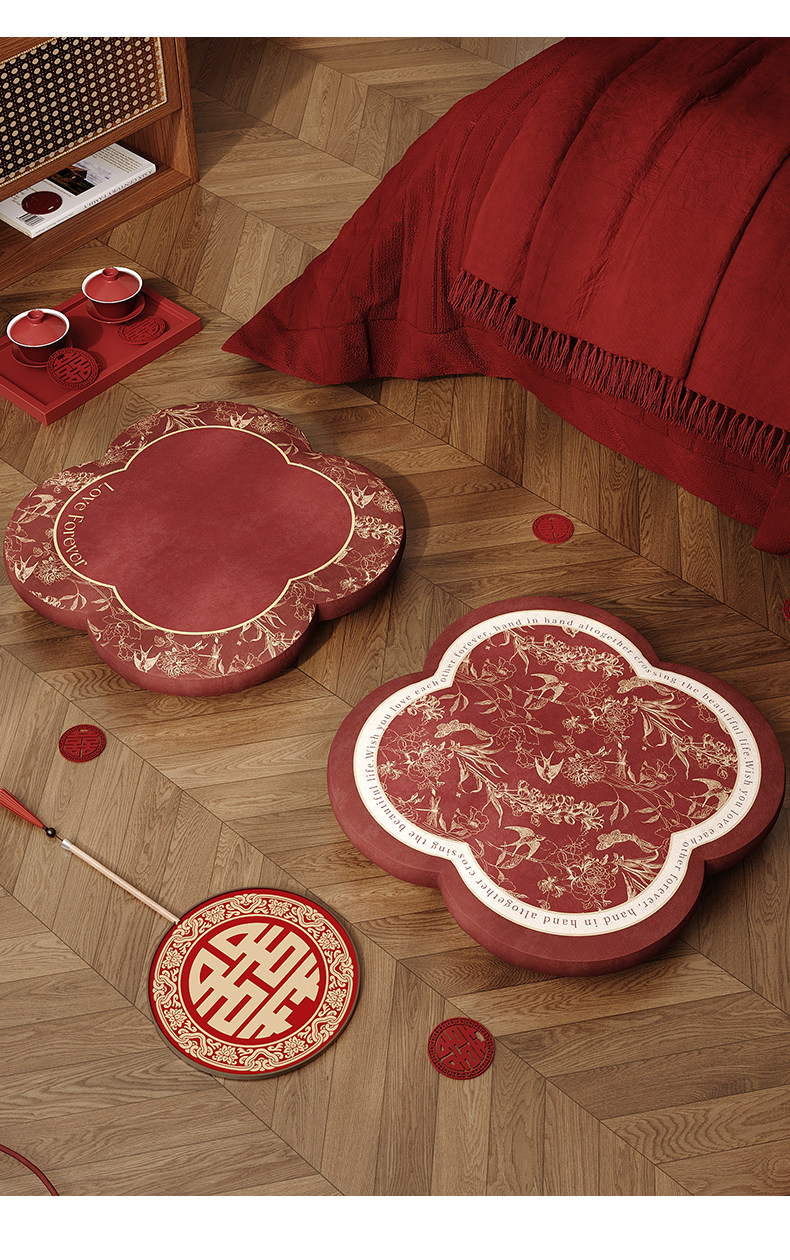 敬茶跪垫中式结婚婚礼改口跪拜垫子